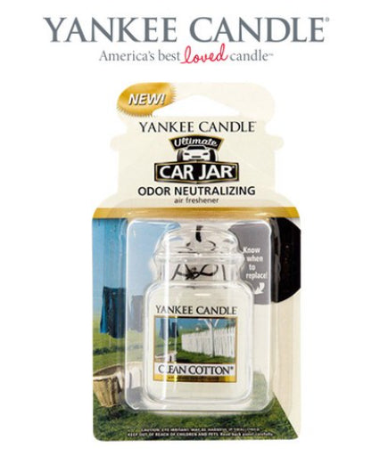 YANKEE CANDLE] Car Jar Ultimate Clean Cotton – FlyingPak
